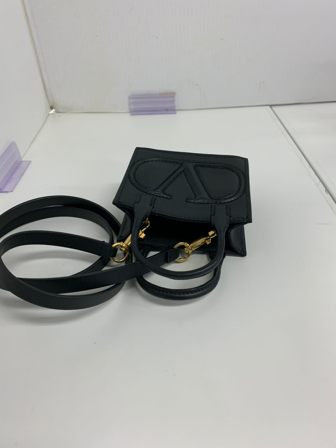Valentino Mini Cuir VLogo Walk Cabas