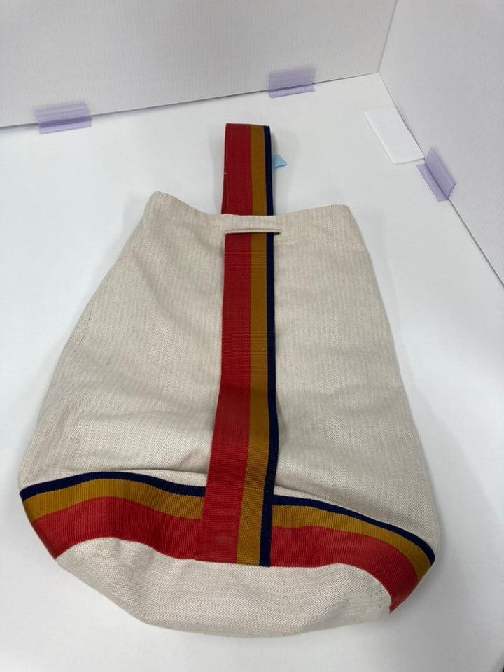Hermès Toile Chevron Cavalier Sling Sac