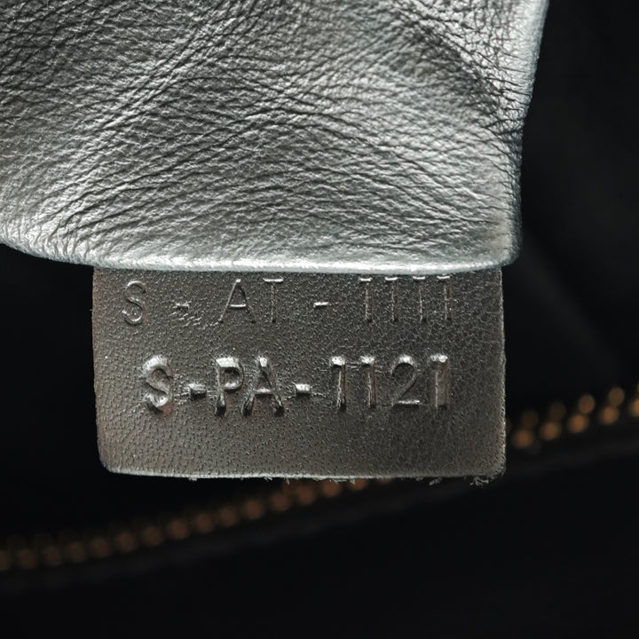 Celine Mini Bicolor Toile et Cuir Luggage Cabas