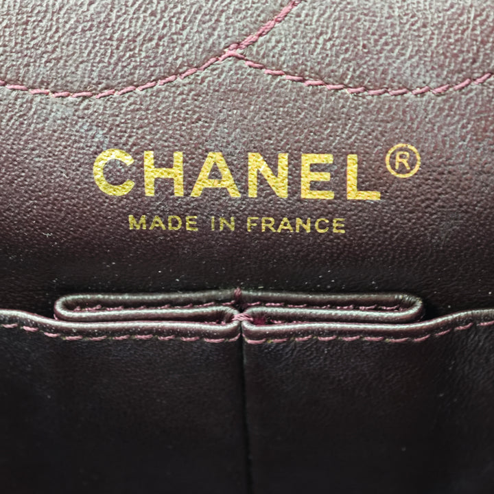 Chanel Matelassé vieilli Cuir de veau Reissue 2.55 Double rabat 225