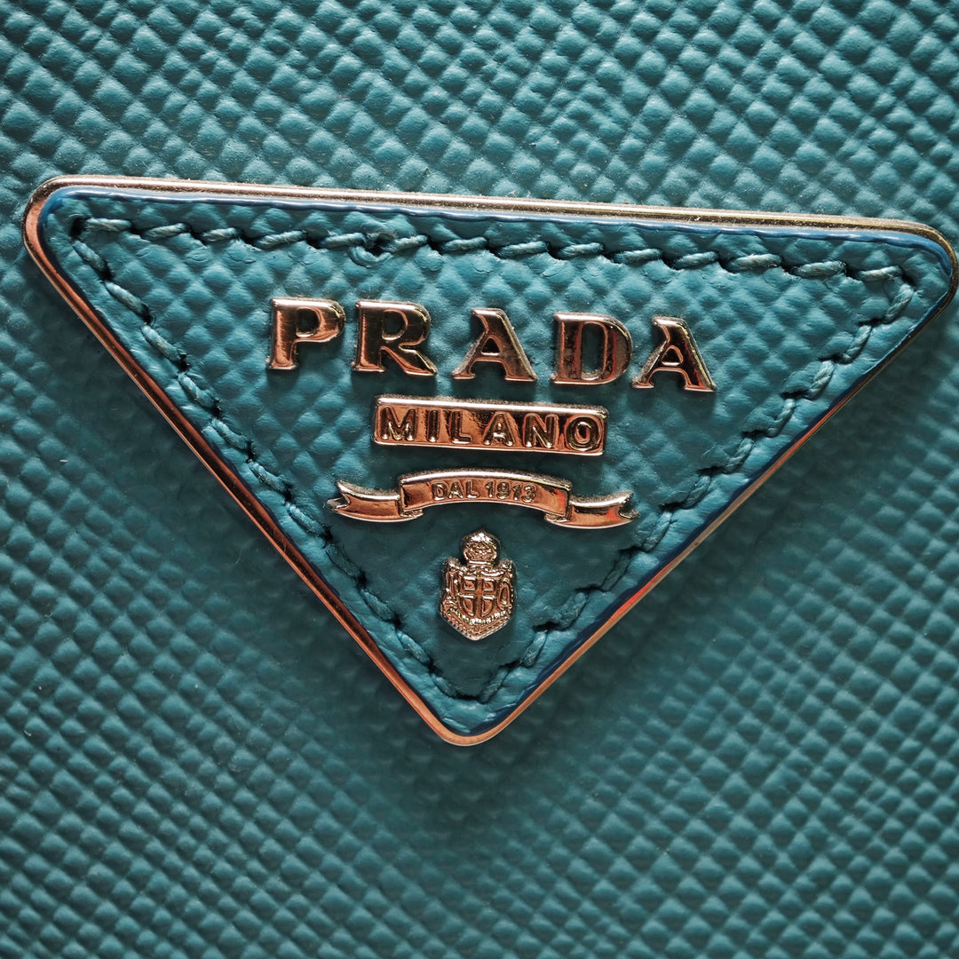 Prada Medium Saffiano Cuir Double Handle Sac