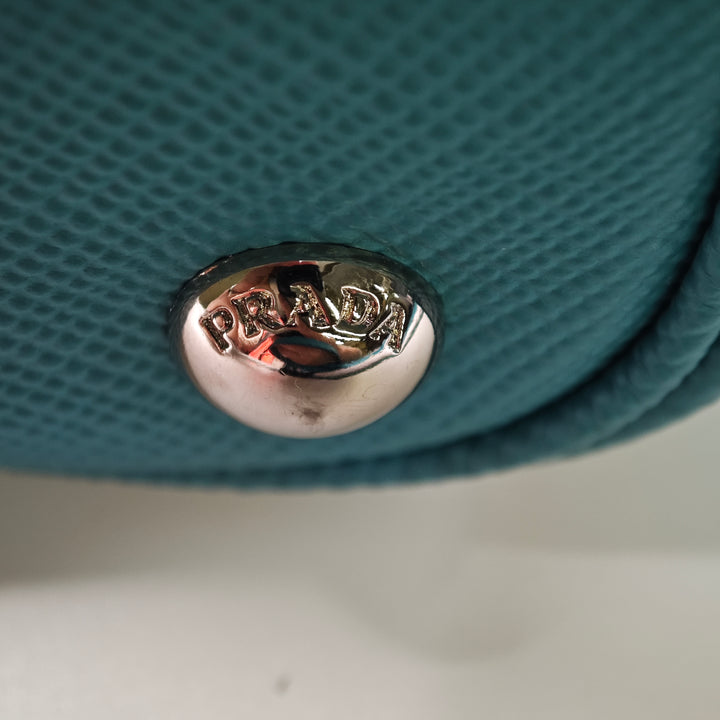 Prada Medium Saffiano Cuir Double Handle Sac
