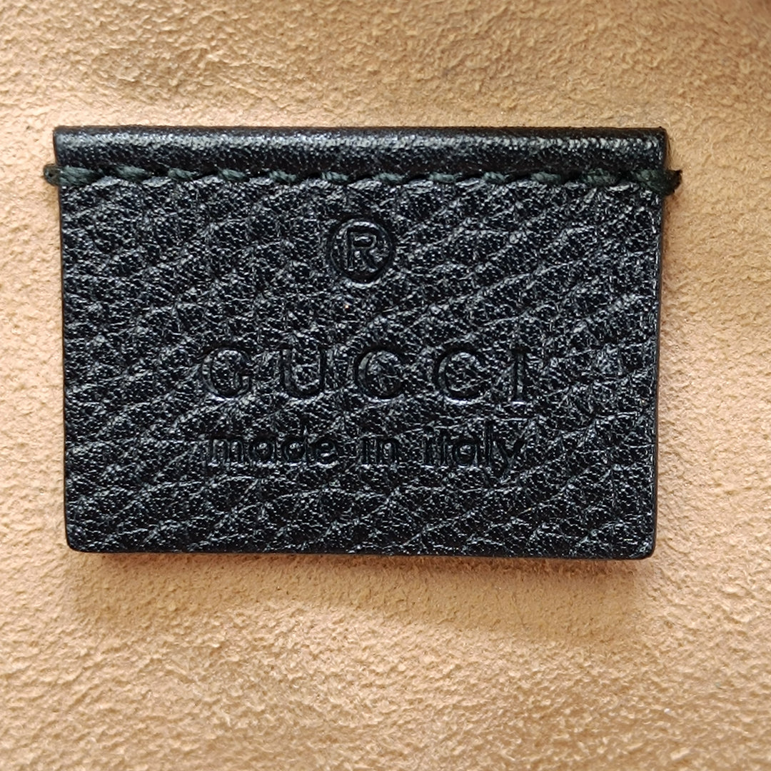Gucci Mini Cuir de veau Web Ophidia Rond Sac porté croisé
