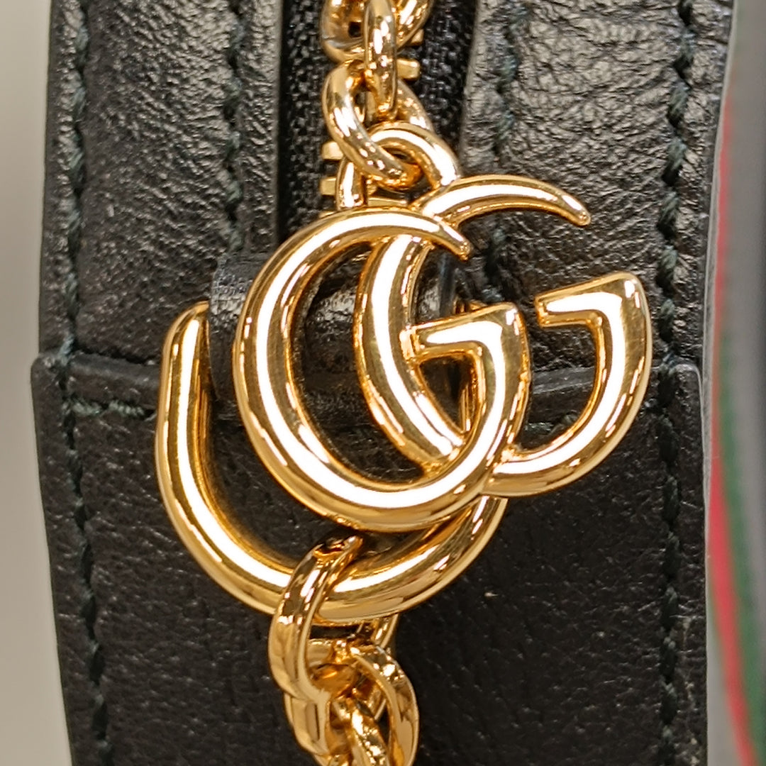 Gucci Mini Cuir de veau Web Ophidia Rond Sac porté croisé