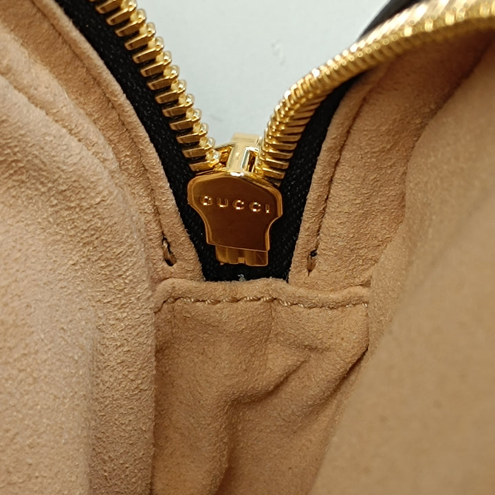 Gucci Mini Cuir de veau Web Ophidia Rond Sac porté croisé