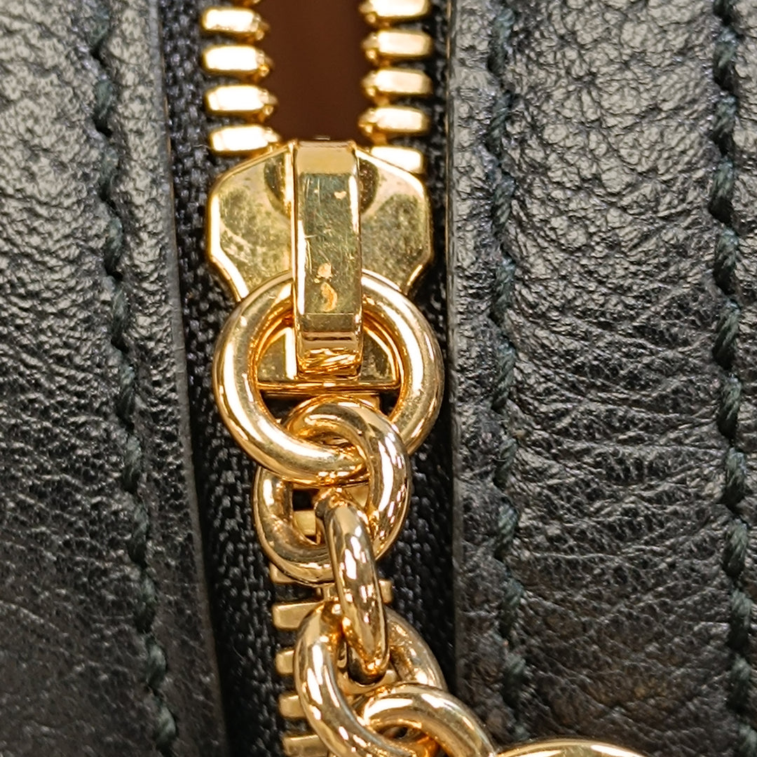 Gucci Mini Cuir de veau Web Ophidia Rond Sac porté croisé