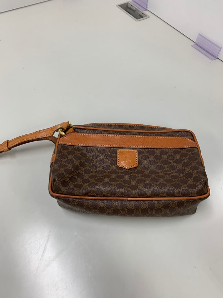 Celine Macadam Coated Toile Pochette