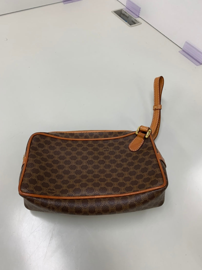 Celine Macadam Coated Toile Pochette