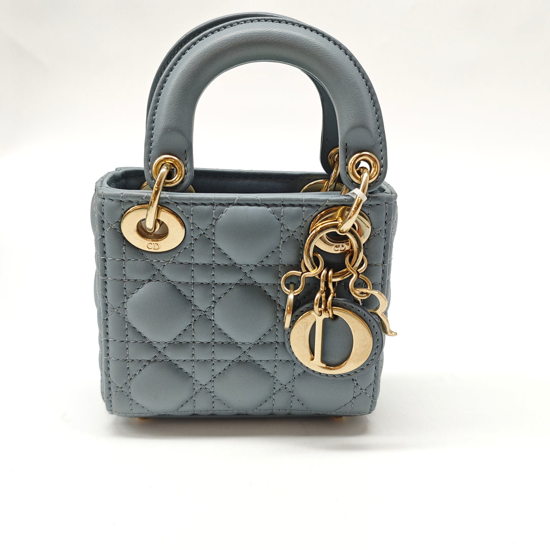 Dior Micro Cuir d’agneau Cannage Lady Dior