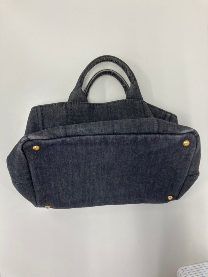 Prada Jean Canapa Logo Cabas