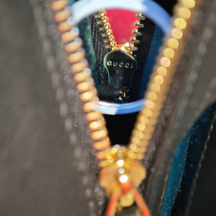 Gucci Medium Daim Web Ophidia Chain Sac bandoulière