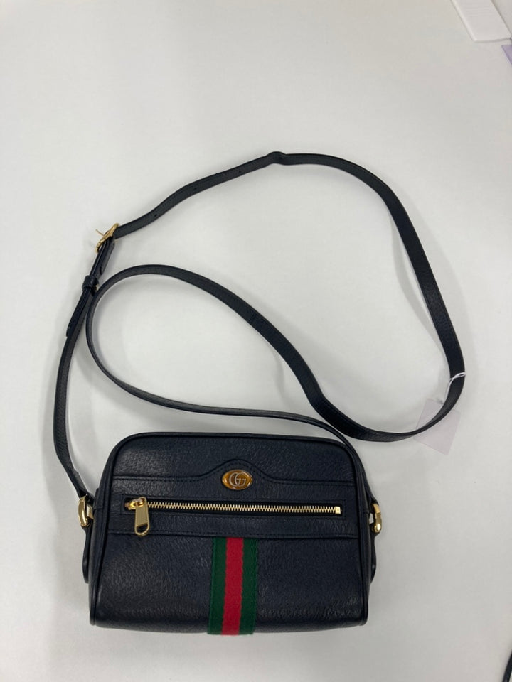 Gucci Mini Cuir de veau Web Ophidia Sac porté croisé