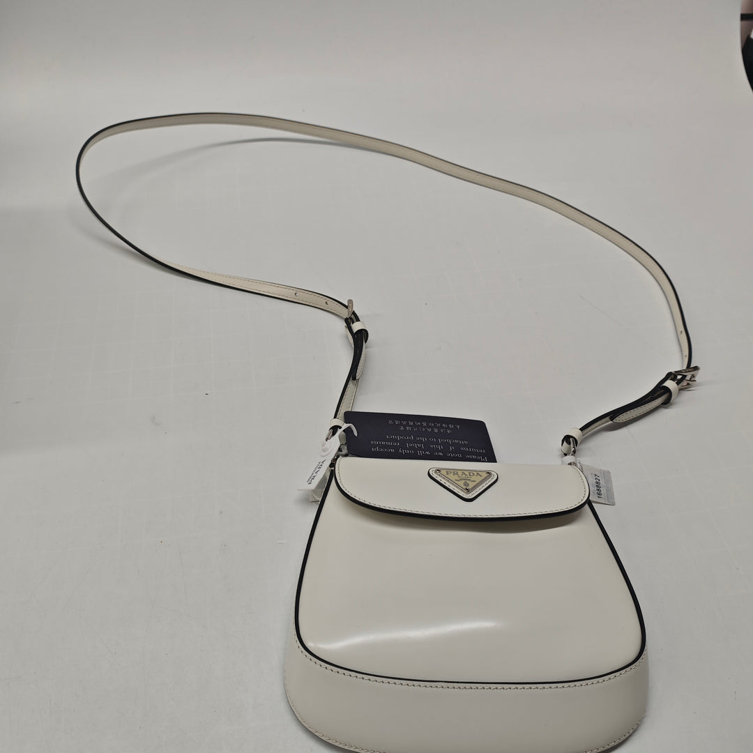 Prada Mini Brushed Cuir Cleo Sac