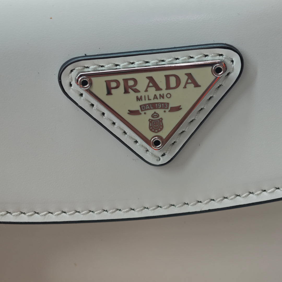 Prada Mini Brushed Cuir Cleo Sac