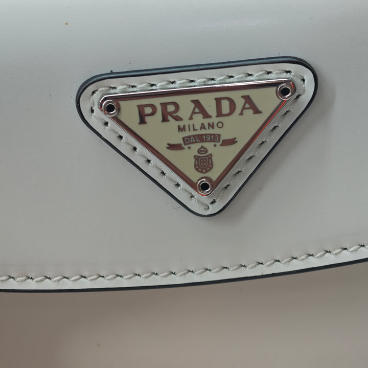 Prada Mini Brushed Cuir Cleo Sac