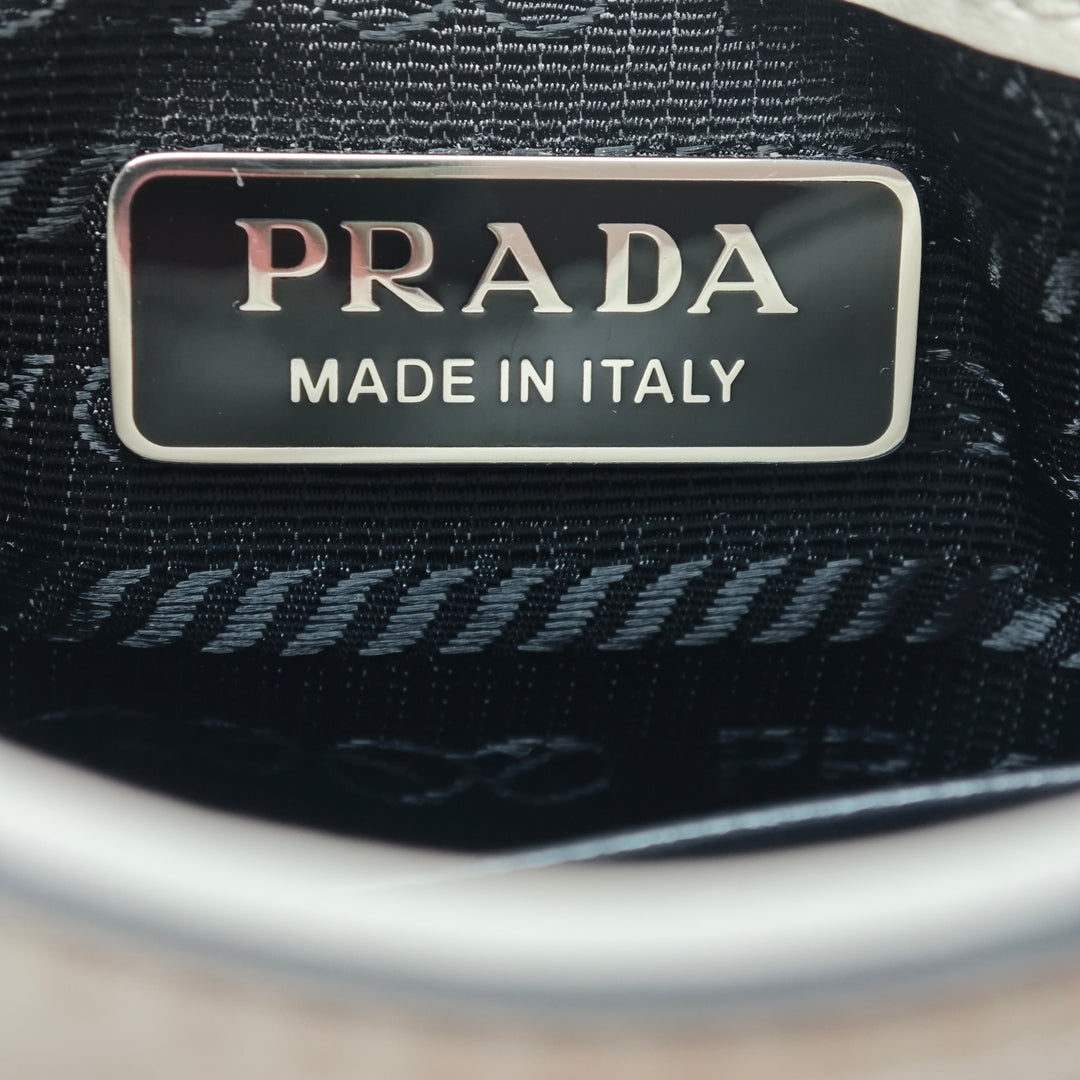 Prada Mini Brushed Cuir Cleo Sac
