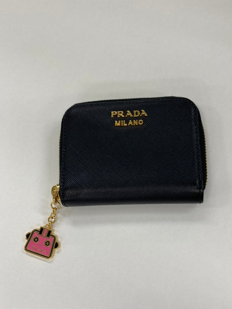 Prada Saffiano Zip Around Coin Pochette