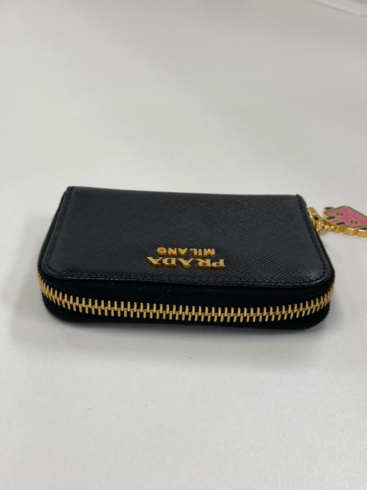 Prada Saffiano Zip Around Coin Pochette