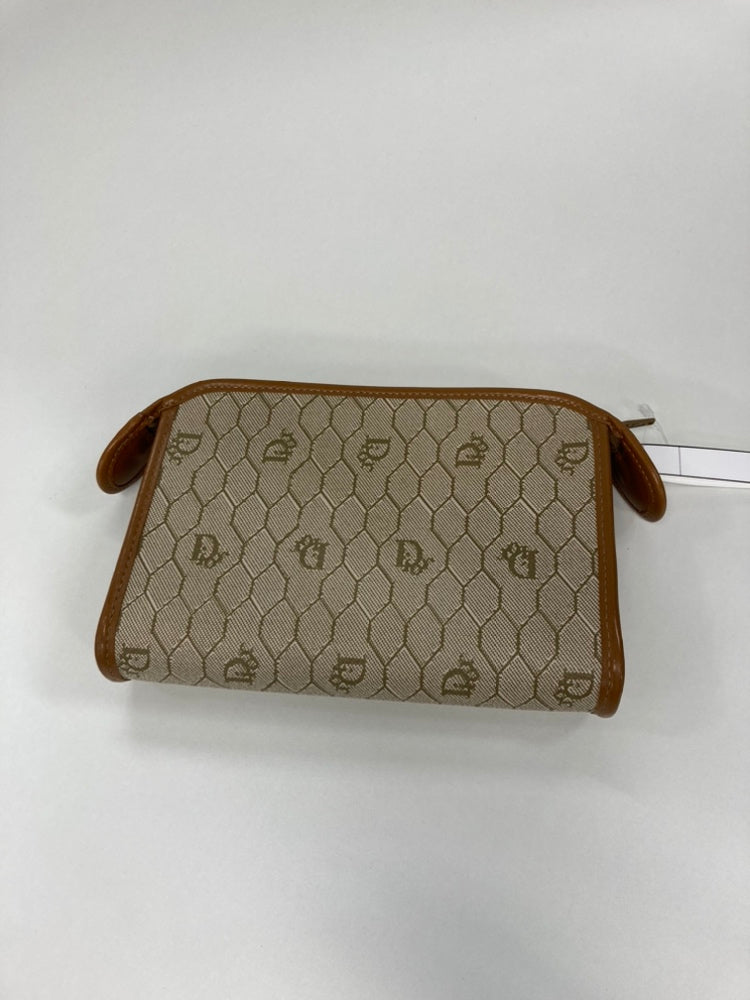 Dior Honeycomb Coated Toile Pochette