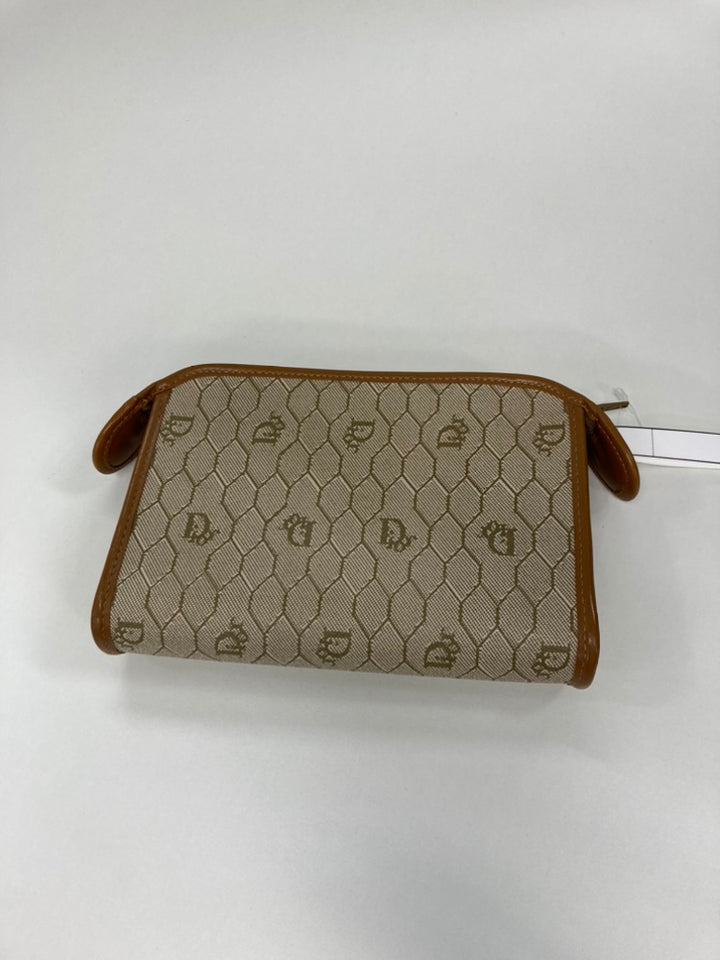 Dior Honeycomb Coated Toile Pochette