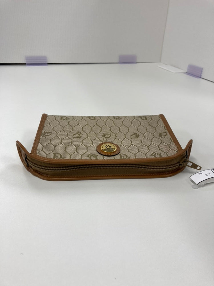 Dior Honeycomb Coated Toile Pochette