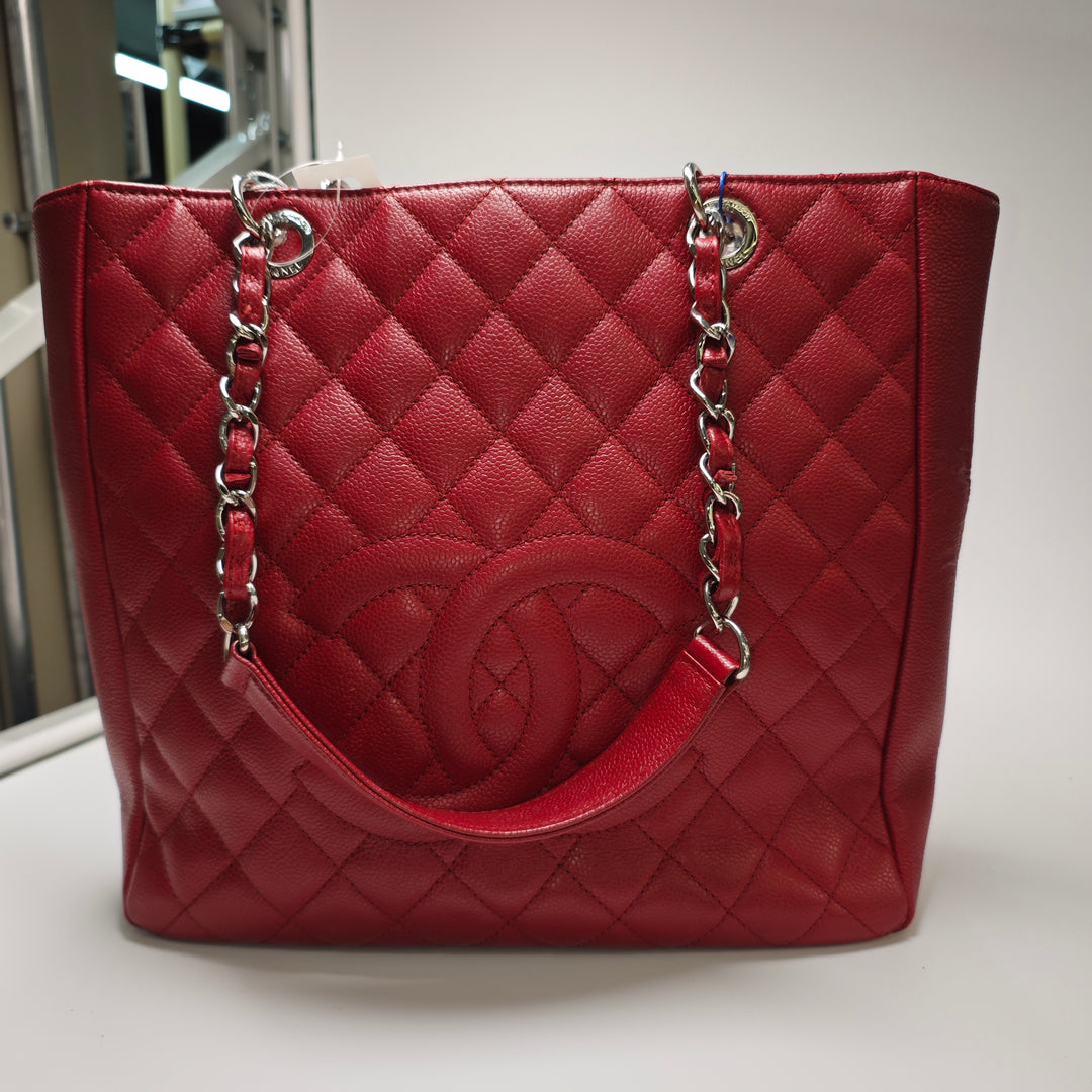 Chanel Caviar Vertical Grand Shopping Cabas