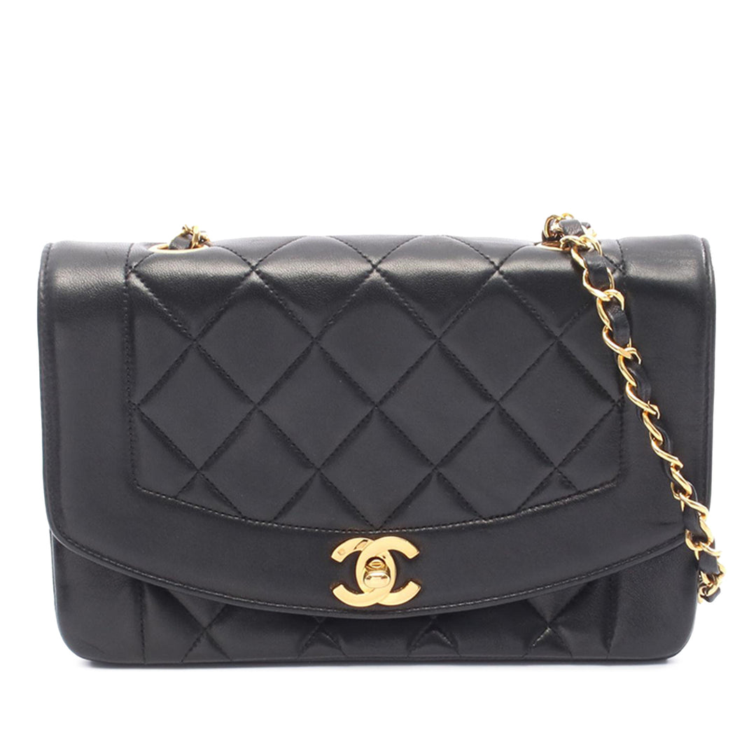 Chanel Small Cuir d’agneau Diana à rabat
