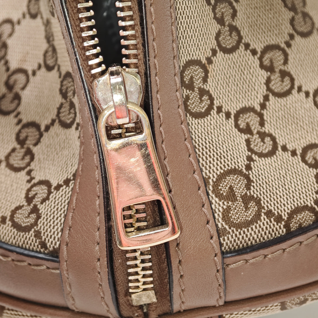 Gucci Medium GG Toile Web Joy Boston Sac