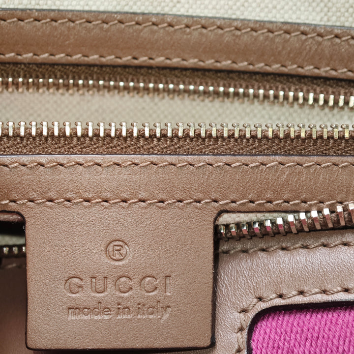 Gucci Medium GG Toile Web Joy Boston Sac