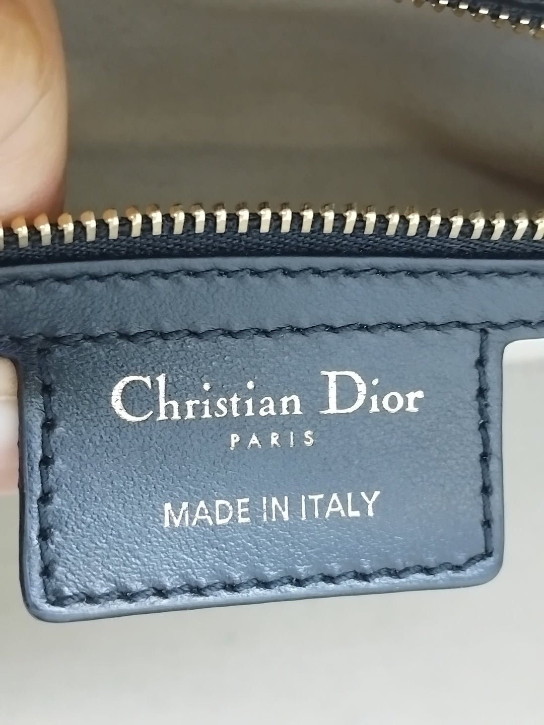 Dior Medium Cuir Cannage Dior Vibe Zip Bowling Sac