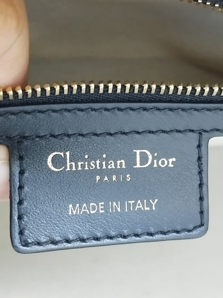 Dior Medium Cuir Cannage Dior Vibe Zip Bowling Sac