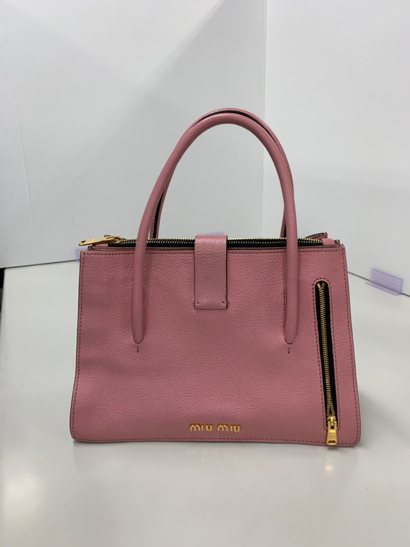 Miu Miu Cuir de chèvre Madras Sac à main