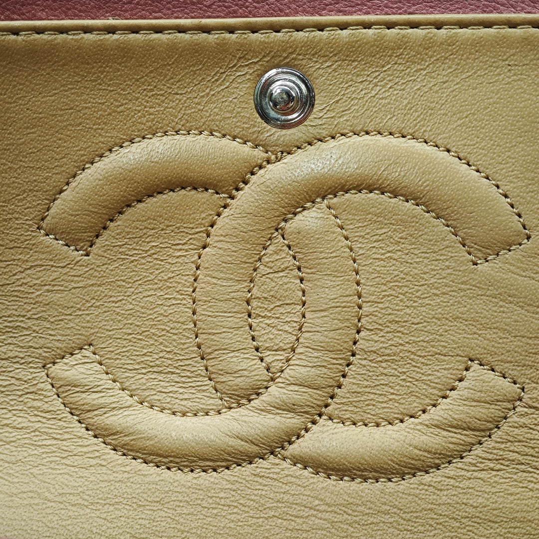 Chanel Medium Classic Washed Cuir d’agneau Bijoux Chain Double rabat