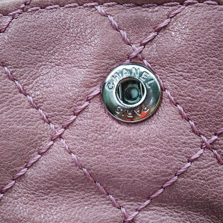 Chanel Medium Classic Washed Cuir d’agneau Bijoux Chain Double rabat