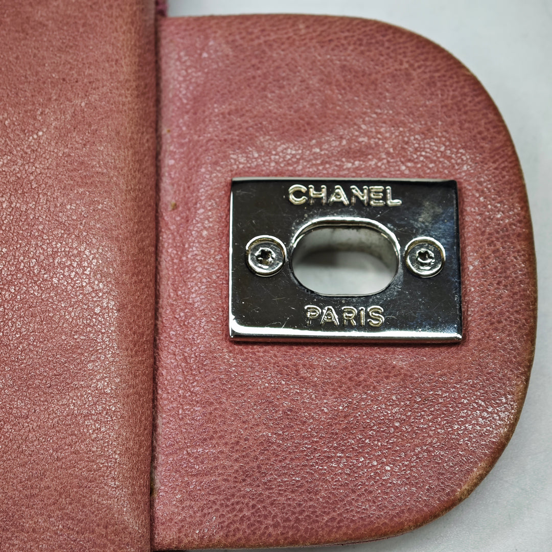 Chanel Medium Classic Washed Cuir d’agneau Bijoux Chain Double rabat
