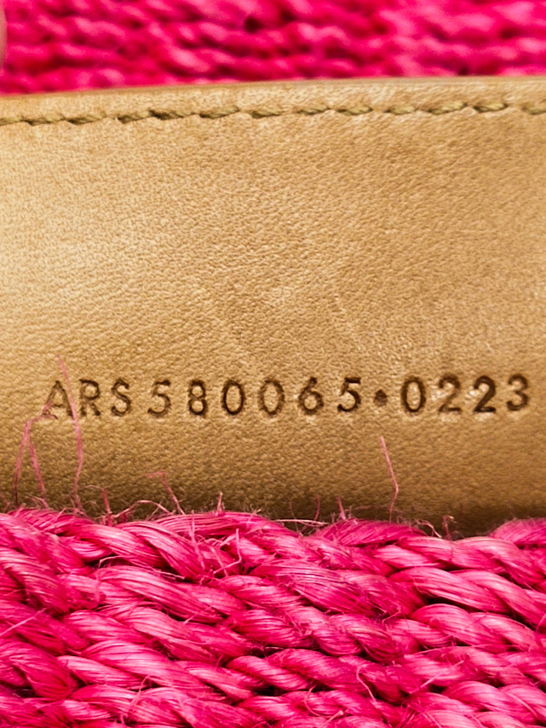 Saint Laurent Medium Raffia Monogram Kate Sac porté croisé