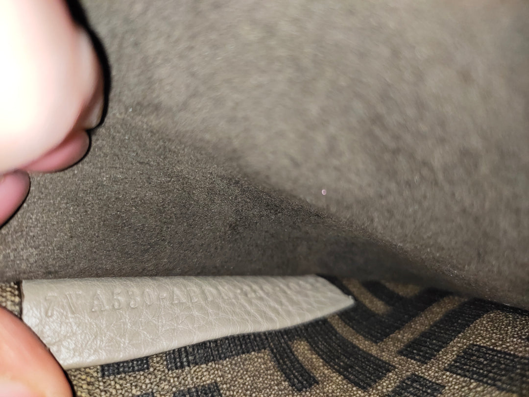 Fendi Small Zucca Cuir Peekaboo ISeeU Sac