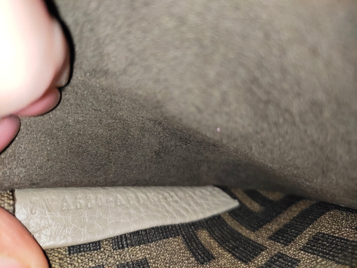 Fendi Small Zucca Cuir Peekaboo ISeeU Sac