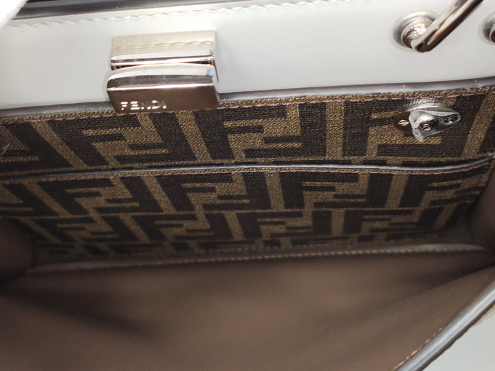 Fendi Small Zucca Cuir Peekaboo ISeeU Sac