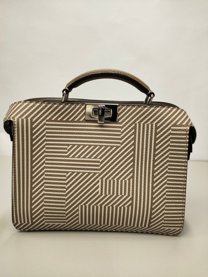 Fendi Small Zucca Cuir Peekaboo ISeeU Sac