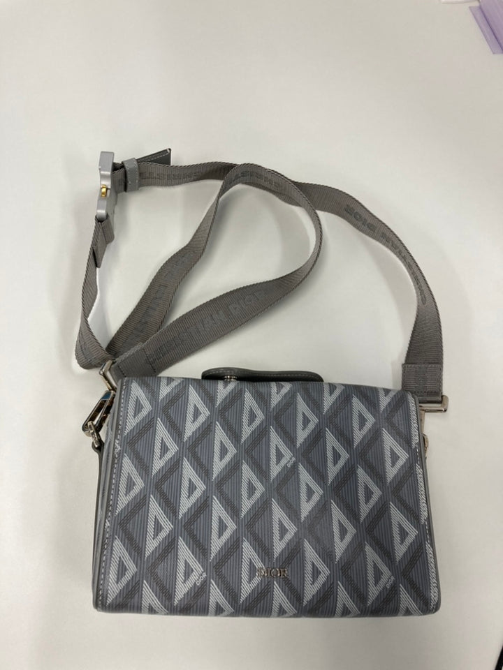 Dior CD Diamond Coated Toile Lingot 22 Sac