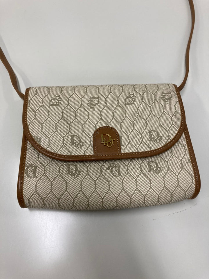 Dior Honeycomb Coated Toile Sac porté croisé
