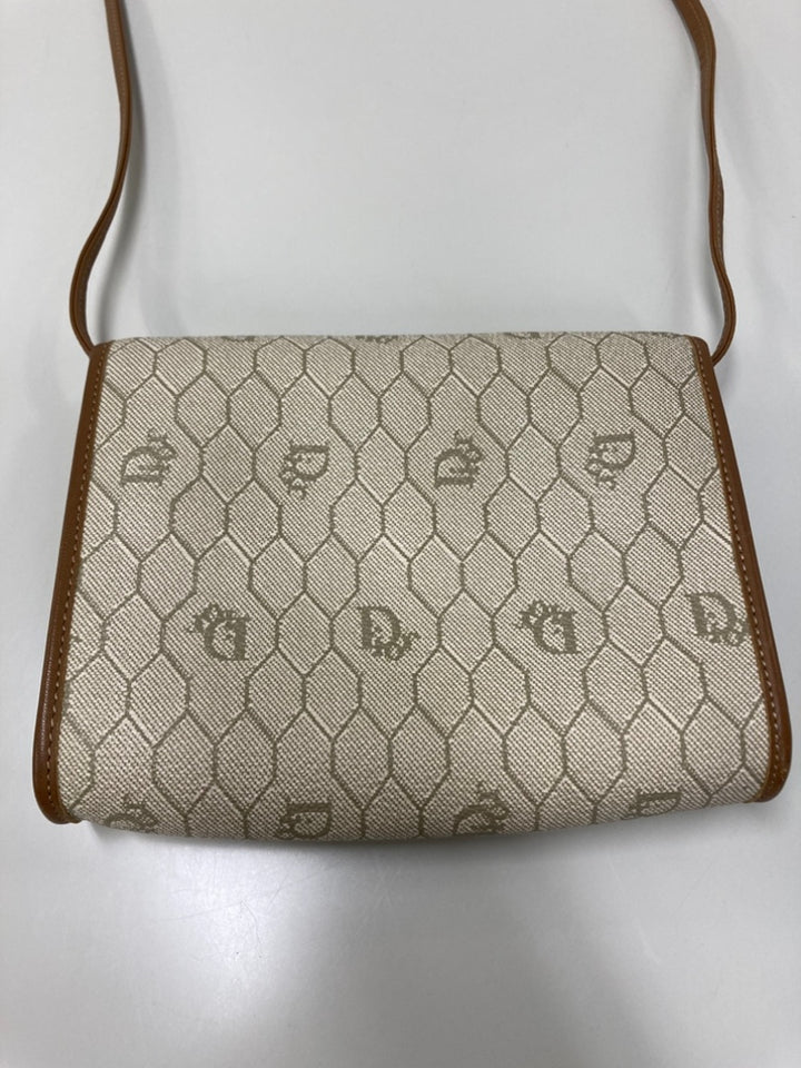 Dior Honeycomb Coated Toile Sac porté croisé