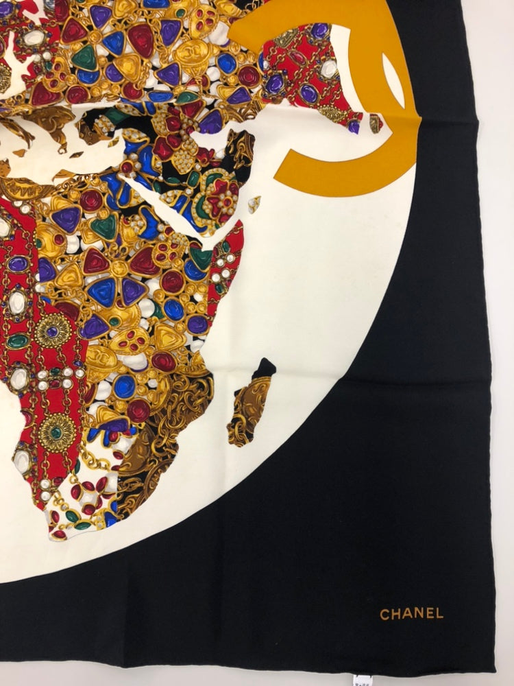 Chanel Gripoix Soie Foulard