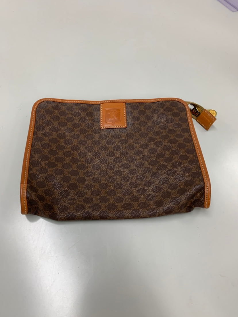Celine Macadam Coated Toile Pochette