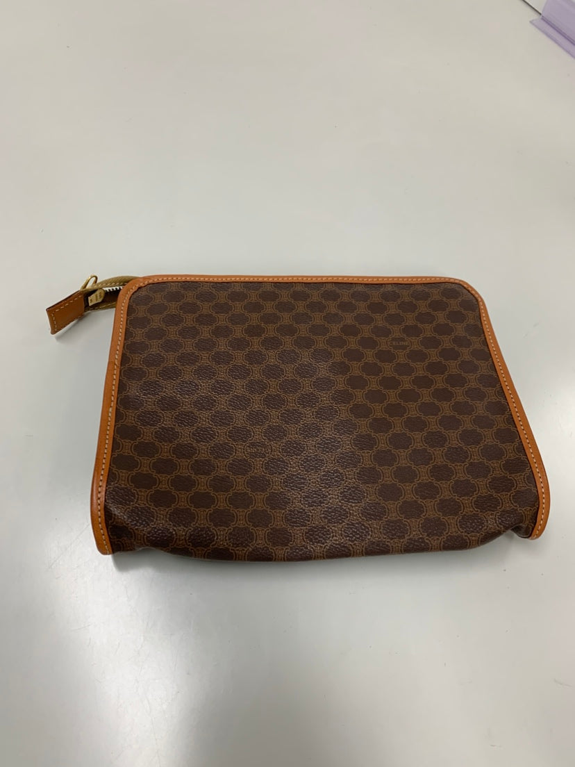Celine Macadam Coated Toile Pochette