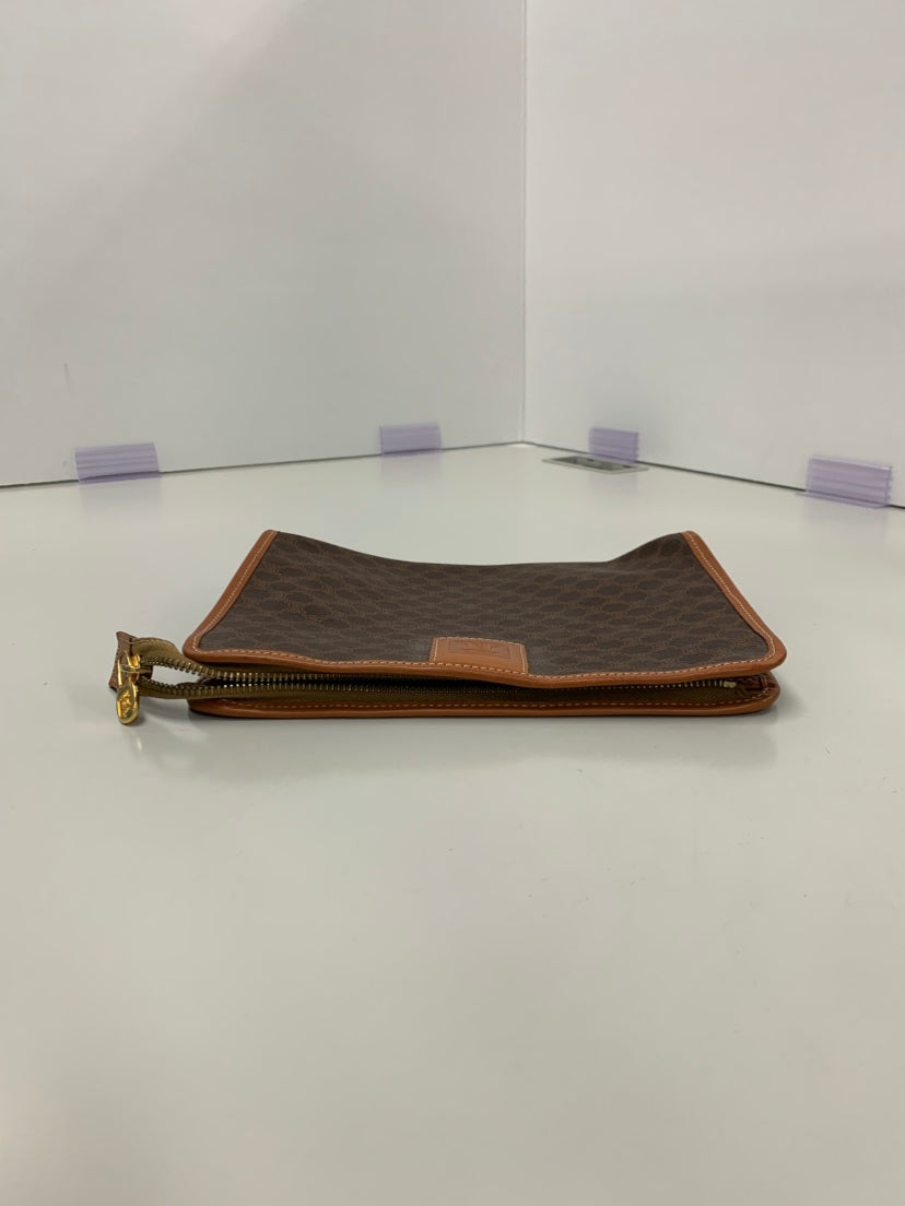 Celine Macadam Coated Toile Pochette