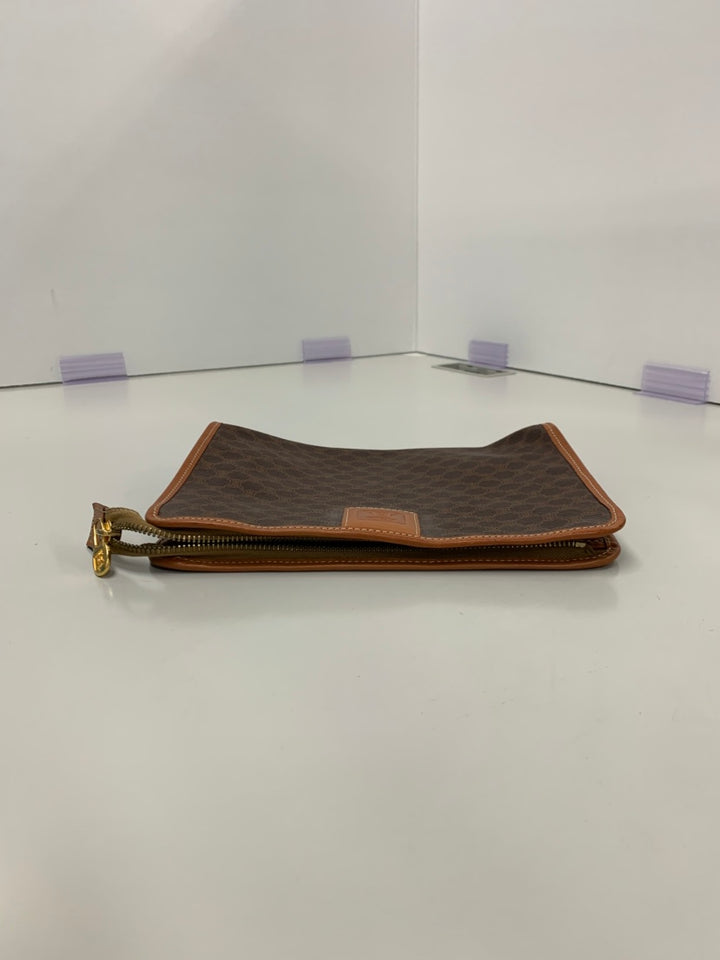 Celine Macadam Coated Toile Pochette