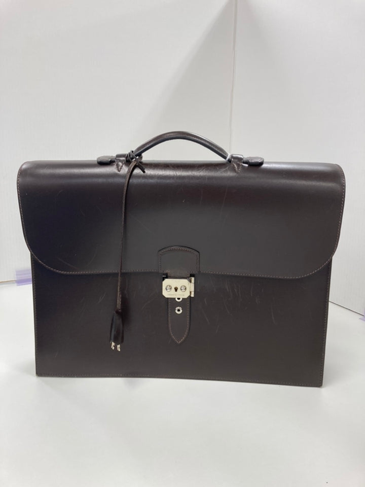 Hermès Box Veau Sac A Depeches 38