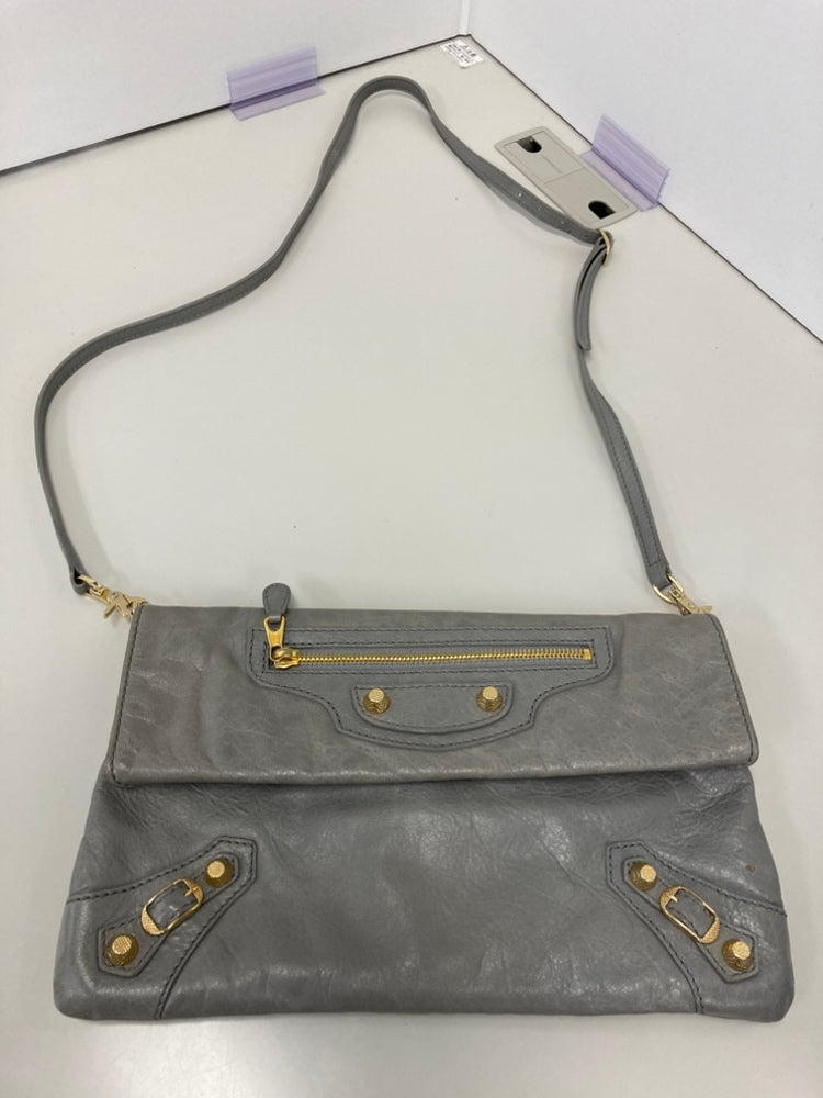 Balenciaga Cuir d’agneau Motocross Giant 12 Envelope Pochette With Strap